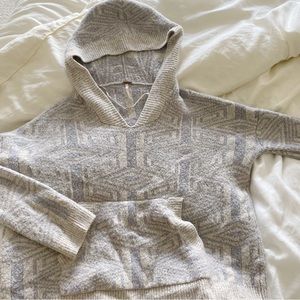 Free people six degrees wool blend sweater/ hoodie